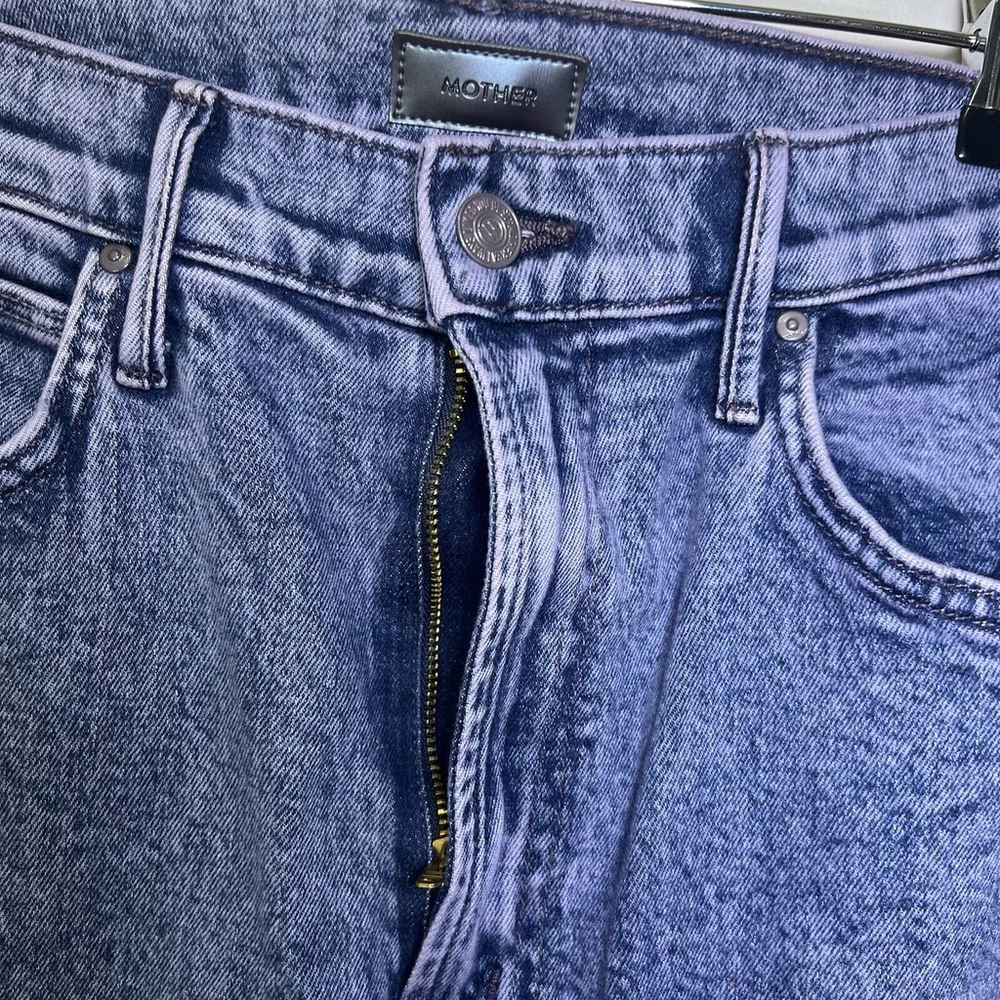 MOTHER The Desperado Heel Jeans In Paisley Purple Size 31 NWT - Picture 9 of 16